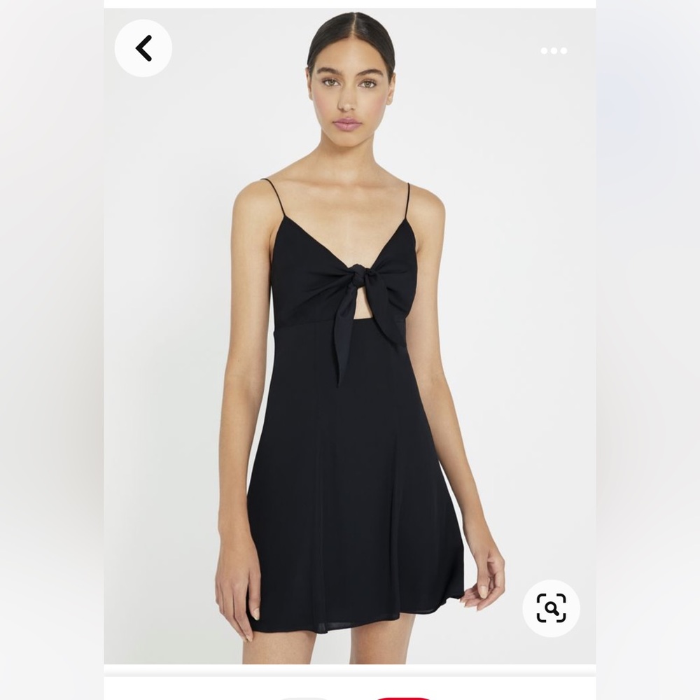 NEW ALICE + OLIVIA Roe Tie Front Flare mini dress NWT size 10